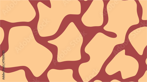 Vector floral illustration. Simple repeating illustration with lines. Memphis geometric seamless pattern. For design, page fill, wallpaper. Abstract repeat backdrop.