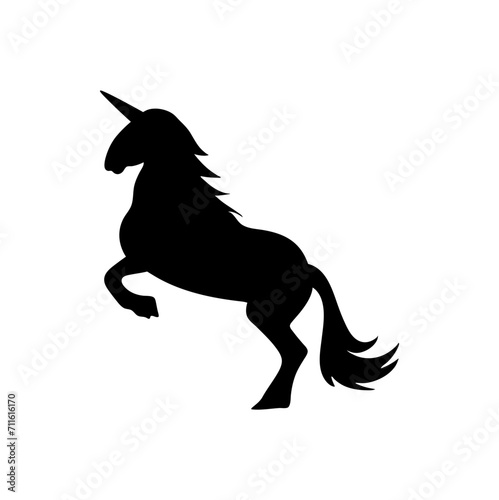 Fototapeta Naklejka Na Ścianę i Meble -  unicorn silhouette 