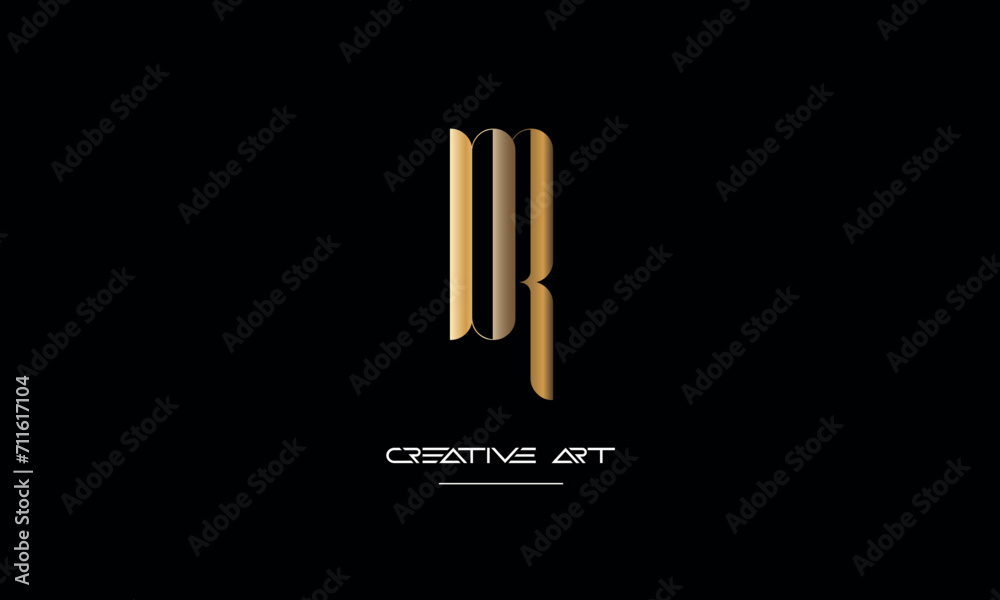 DR, RD, D, R abstract letters logo monogram DR, RD, D, R abstract letters logo monogram