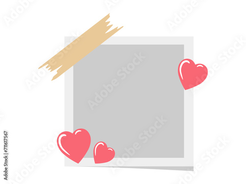 Heart Frame Background Valentines Day
