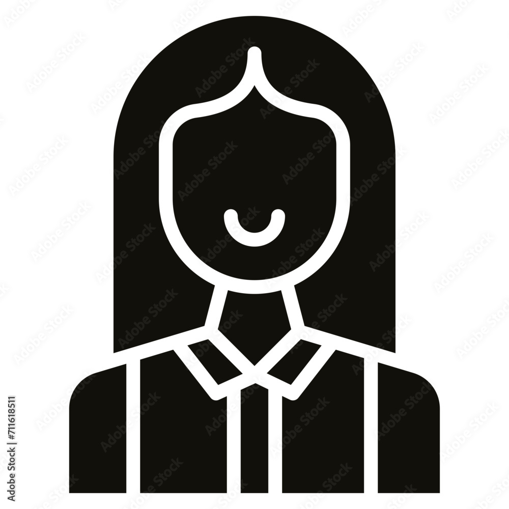 Businesswoman icon vector image. Can be used for Gig Economy. Businesswoman icon vector image. Can be used for Gig Economy.