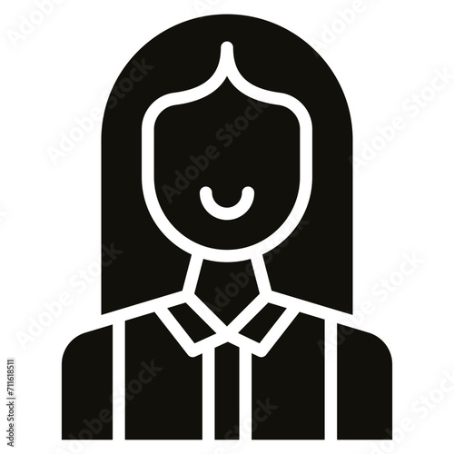 Businesswoman icon vector image. Can be used for Gig Economy.