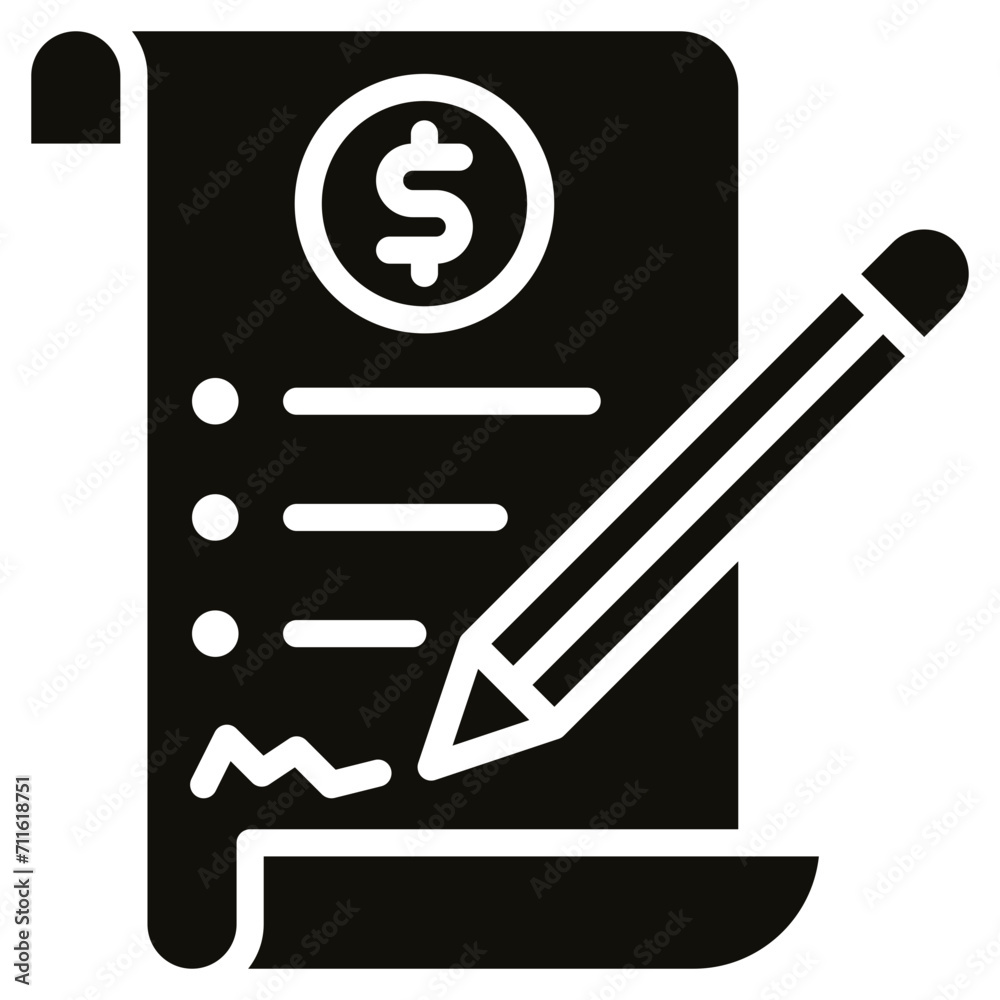 Contract icon vector image. Can be used for Gig Economy. Contract icon vector image. Can be used for Gig Economy.