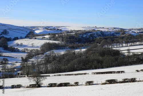 Snowy Winter Wonderland over Raygill, Lothersdale, The Yorkshire Dales, North Yorkshire, England, UK © Duncan
