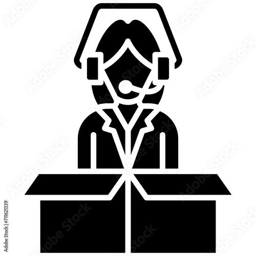 Product As A Service icon vector image. Can be used for Economy.