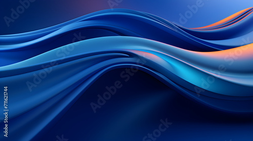 Serene Blue Waves in a Mesmerizing Wallpaper,, Embracing Calmness with a Blue Wave Background