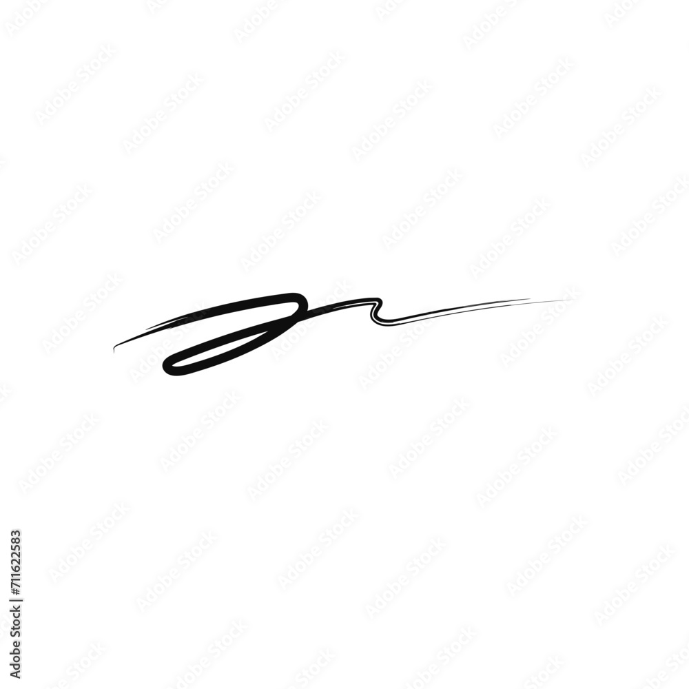 Obraz premium Line Pencil Brush Stroke