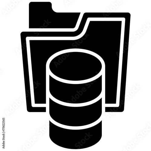 Database Storage icon vector image. Can be used for Web Hosting.