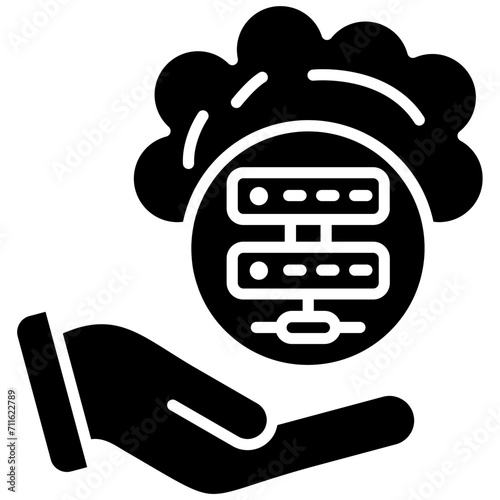 Hosting Services icon vector image. Can be used for Web Hosting.