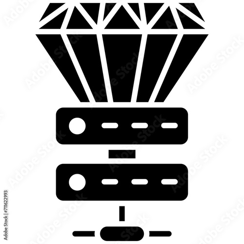 Premium Hosting icon vector image. Can be used for Web Hosting.