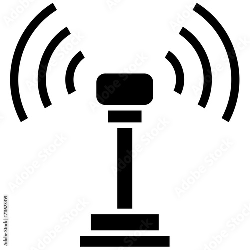 Wireless icon vector image. Can be used for Web Hosting.