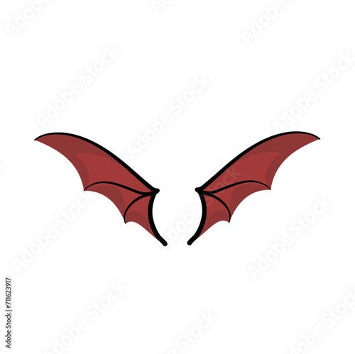 Cartoon Dragon Wings