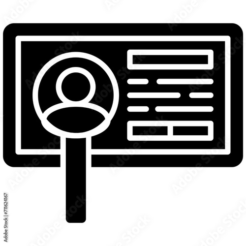 Know Your Customer icon vector image. Can be used for Online Money Services.