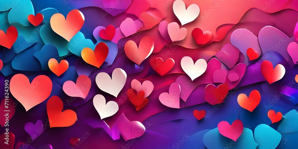 hearts background