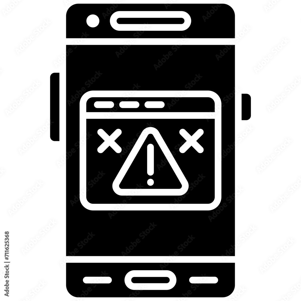 Critical Error icon vector image. Can be used for Mobile App Development. Critical Error icon vector image. Can be used for Mobile App Development.