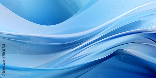Abstract blue background with some smooth lines