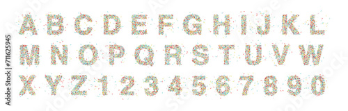 Valokuva Sprinkles Letters and Numbers Alphabet