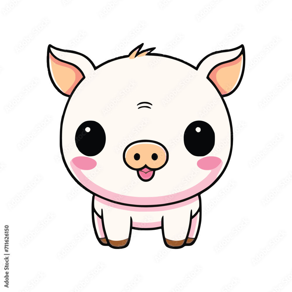 Cute Pig wild animal vector EPS Cute Pig wild animal vector EPS