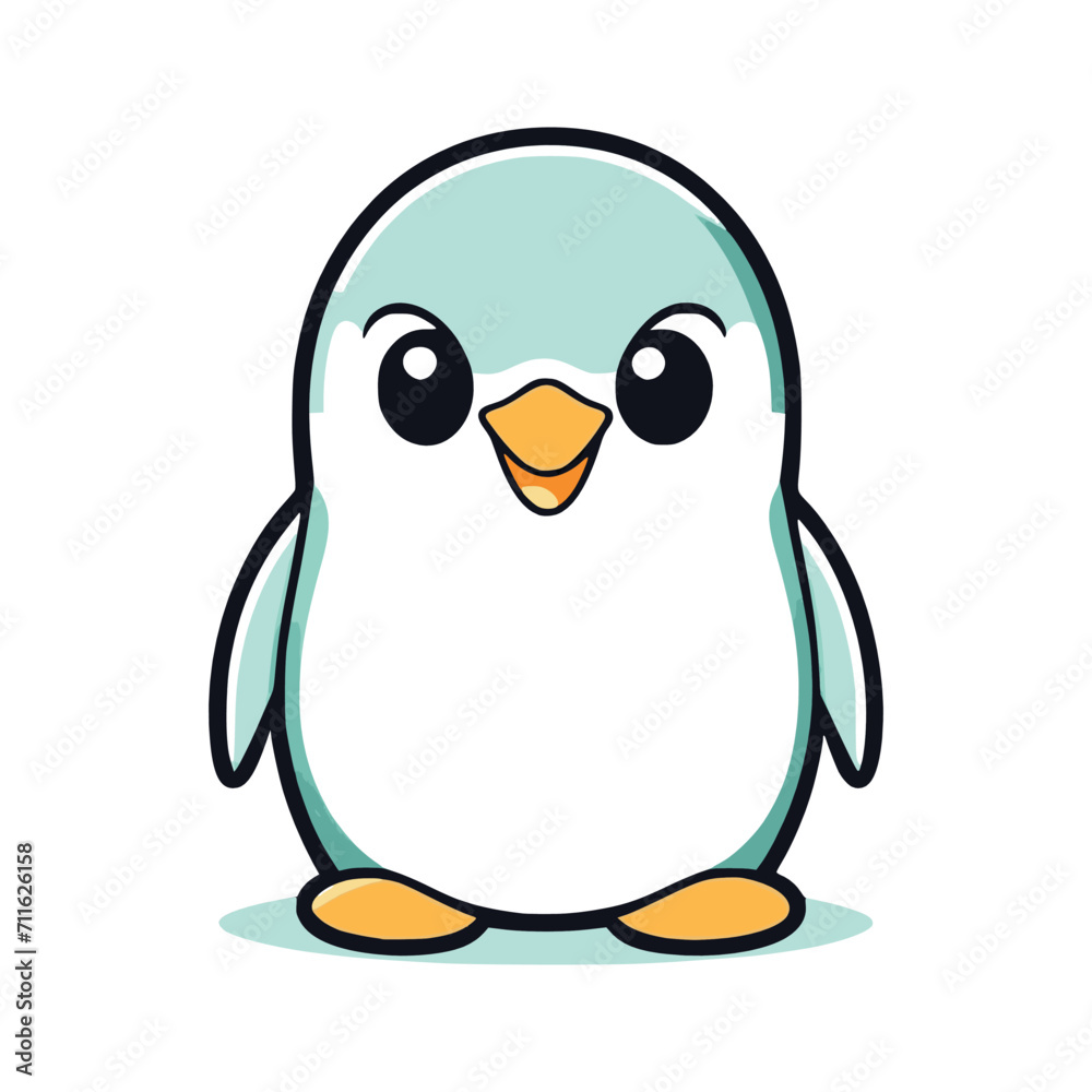 Cute Penguin wild animal vector EPS Cute Penguin wild animal vector EPS