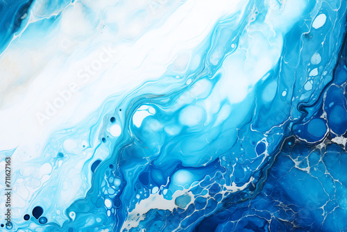 Swirls of blue marble. Liquid marble texture. Fluid art. abstract waves skin wall luxurious art ideas
