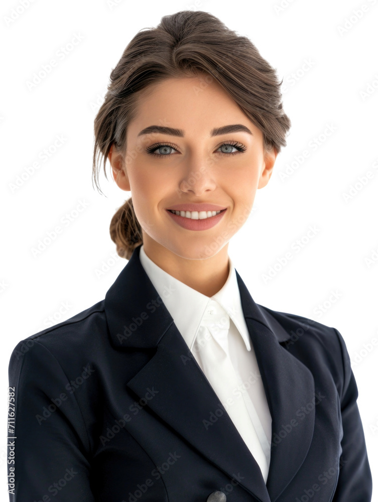 stewardess in transparent background stewardess in transparent background