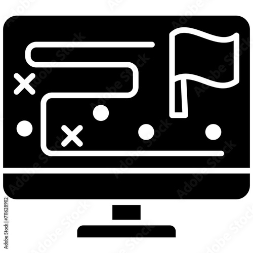 Plan icon vector image. Can be used for Startup.