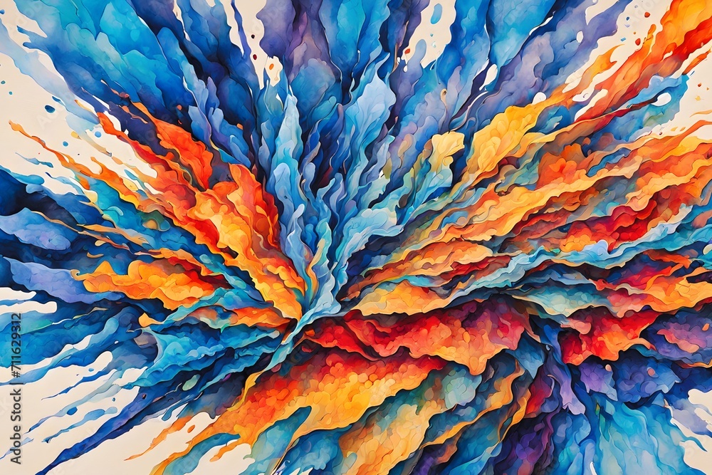 Masterpiece Bursting With Vibrant Vivid Chroma Colors, Gradients of Blue (JPG 300Dpi 10800x7200) Masterpiece Bursting With Vibrant Vivid Chroma Colors, Gradients of Blue (JPG 300Dpi 10800x7200)