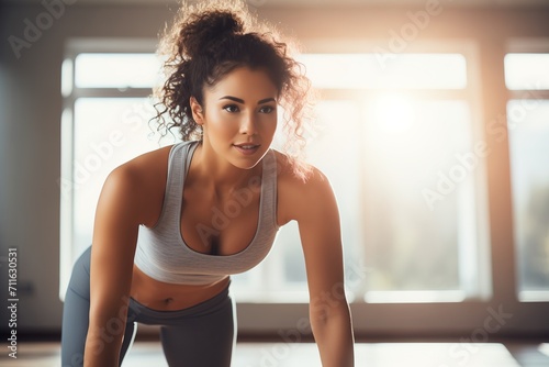 woman exercicing