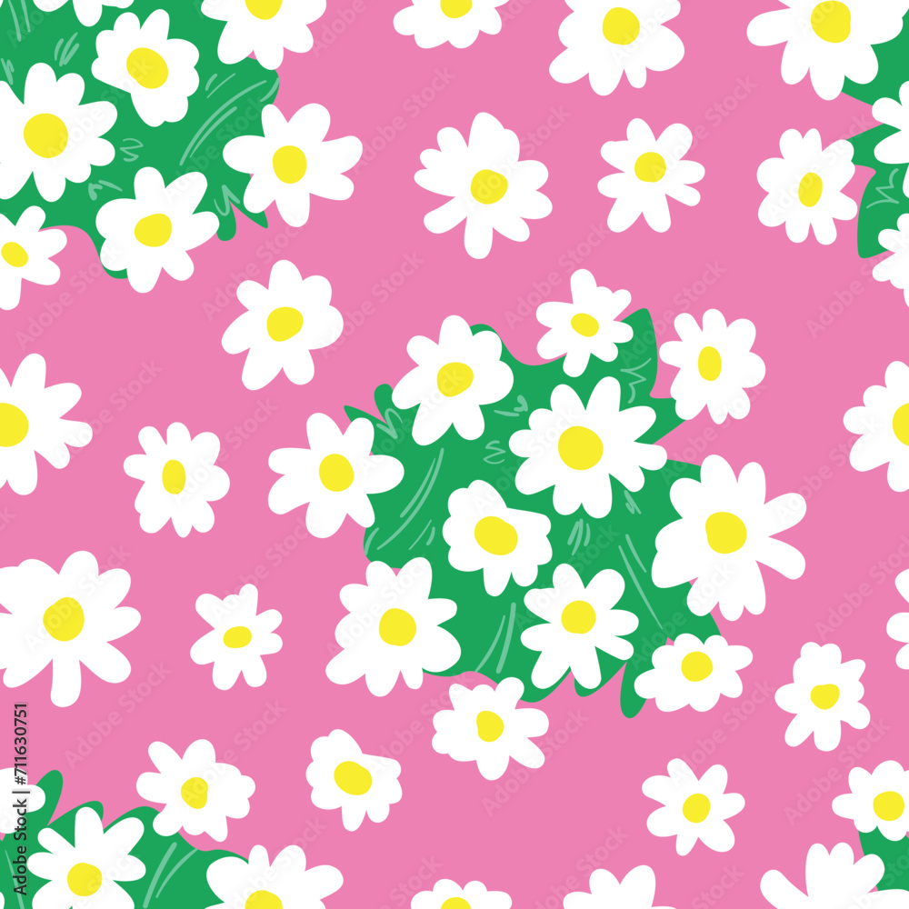 Vector Flowers background, ornament vector, floral pattern, seamless flowers 