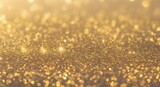Abstract gold bokeh light background. Christmas and New Year concept.