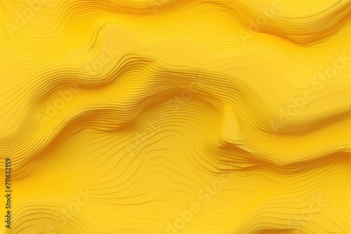 Yellow background with light grey topographic lines