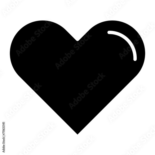 Heart icon vector image. Can be used for Human Anatomy.
