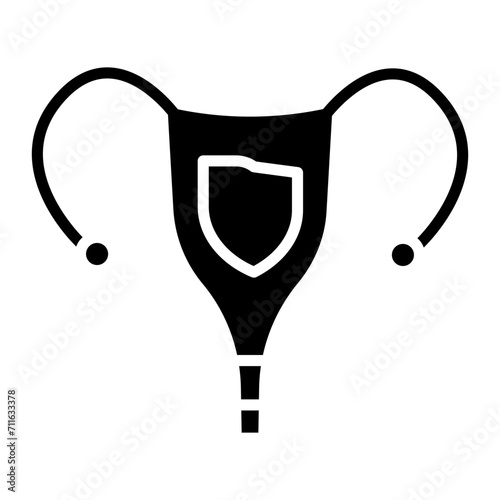 Ovaries icon vector image. Can be used for Human Anatomy.