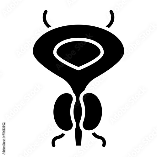 Prostate icon vector image. Can be used for Human Anatomy.