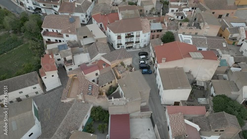 Drone footage of the village of Mondujar, Granada, Spain photo