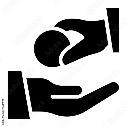 Generosity icon vector image. Can be used for Personality Traits.