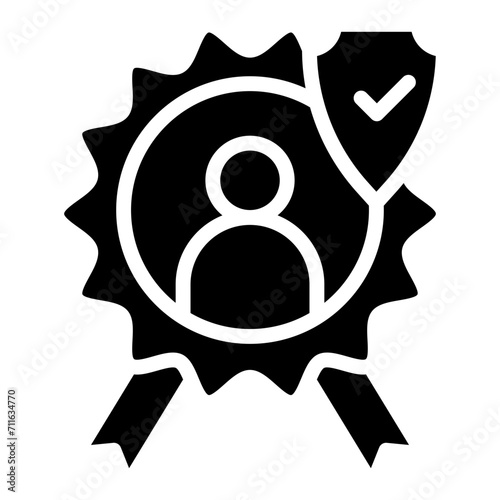 Trustworthiness icon vector image. Can be used for Personality Traits.