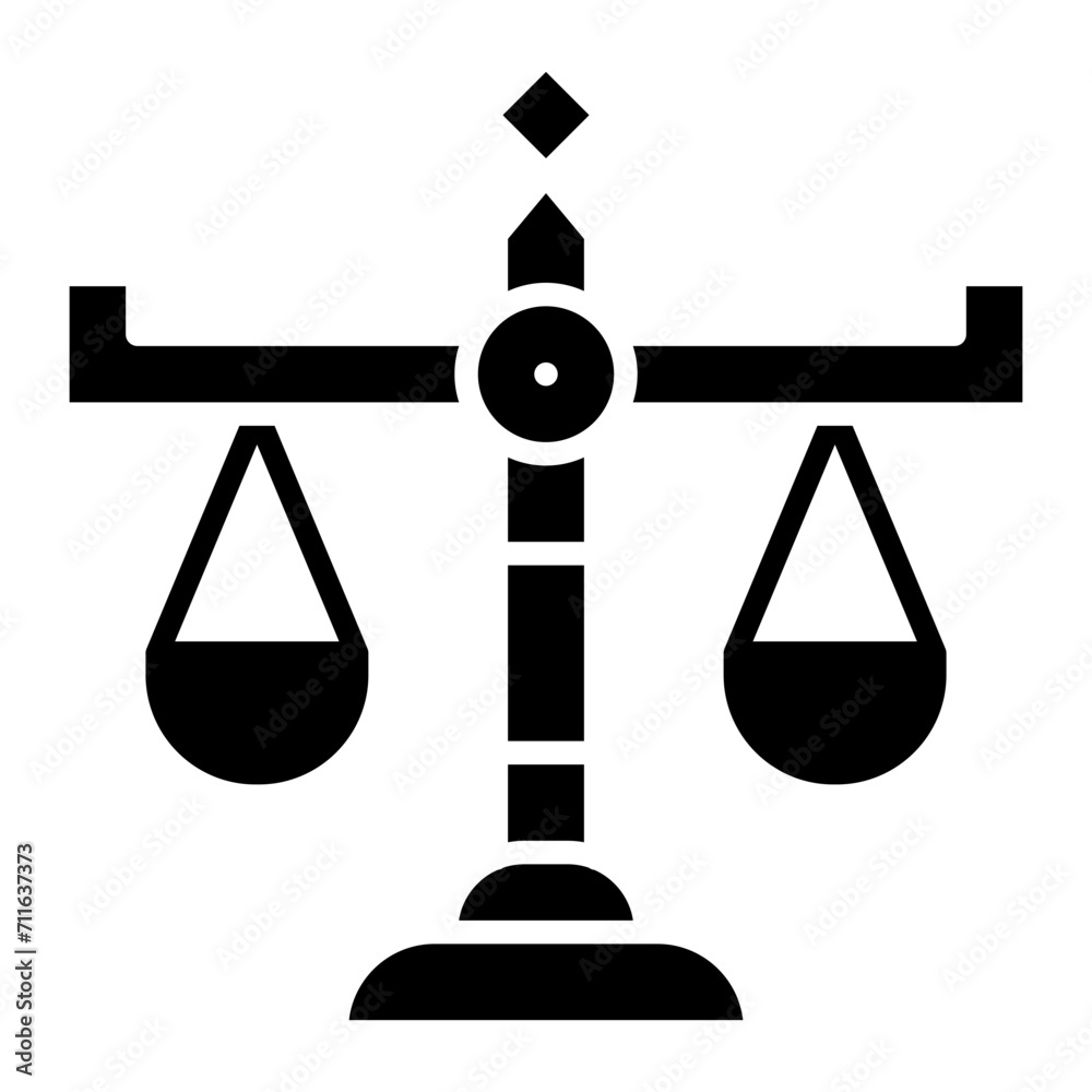 Impartiality icon vector image. Can be used for Journalism. Impartiality icon vector image. Can be used for Journalism.