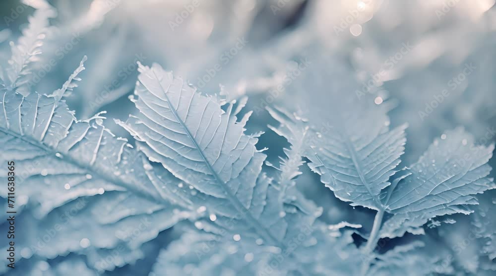 frost on a leaf