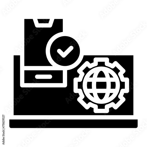 Network Compatibility icon vector image. Can be used for Networking.
