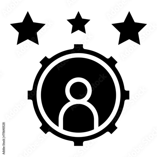 Customer Loyalty icon vector image. Can be used for Business Analytics.