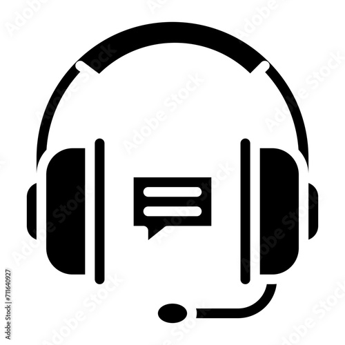 Support icon vector image. Can be used for Contact Us.