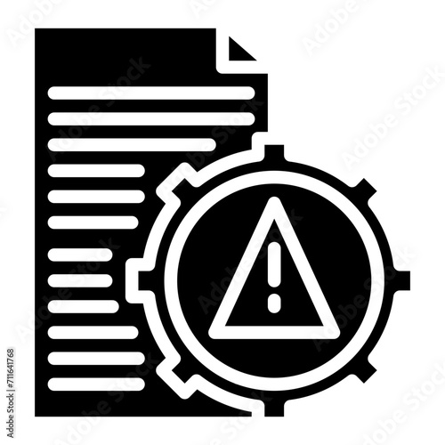 Risk Avoidance icon vector image. Can be used for Risk Management.
