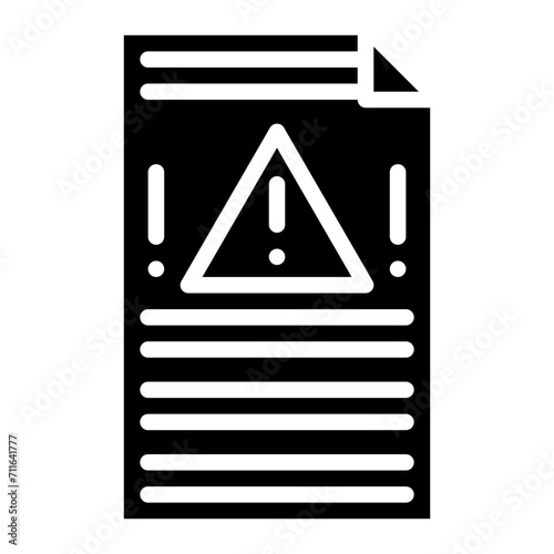 Incident Reporting icon vector image. Can be used for Risk Management.