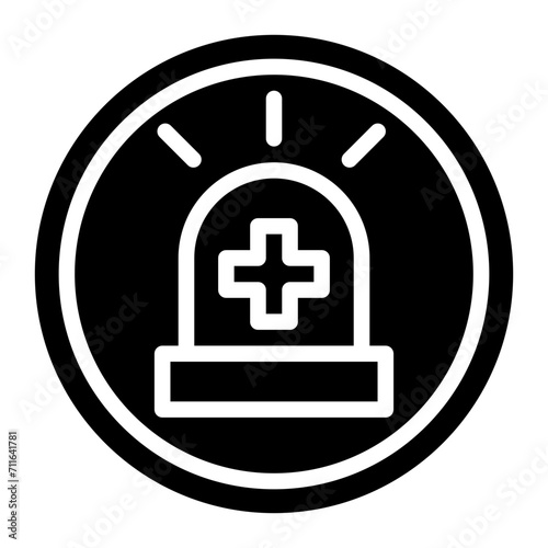 Emergency Response icon vector image. Can be used for Risk Management.