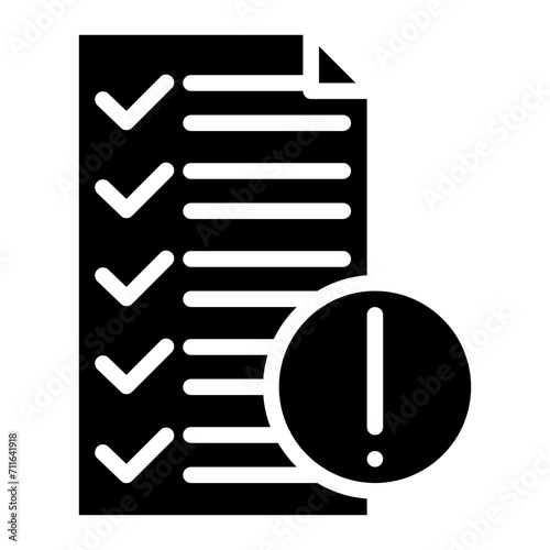 Compliance Risk icon vector image. Can be used for Risk Management.