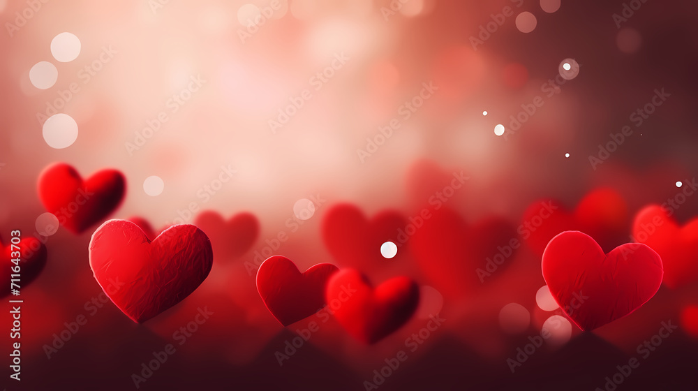 Valentine's Day background with hearts, love and romance background Valentine's Day background with hearts, love and romance background