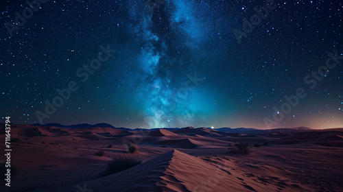Starry Night Over the Sand Dunes.
