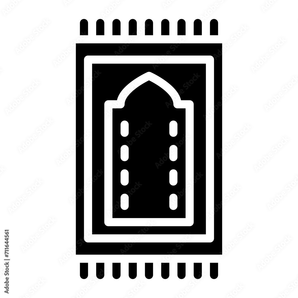 Prayer Mat icon vector image. Can be used for Hajj Pilgrimage. Prayer Mat icon vector image. Can be used for Hajj Pilgrimage.