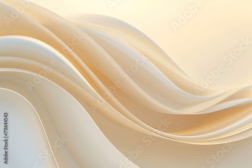 digital artwork of abstract waves in beige